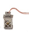 Linterna mediana trabajada con led amarillo 3 Volt cm 1,8 h
