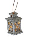Large lantern worked with 3 Volt yellow LED, 2.1 cm h