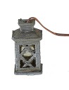Large lantern worked with 3 Volt yellow LED, 2.1 cm h