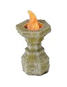 Small brazier with flickering orange LED 12 Volt 2.7 cm h