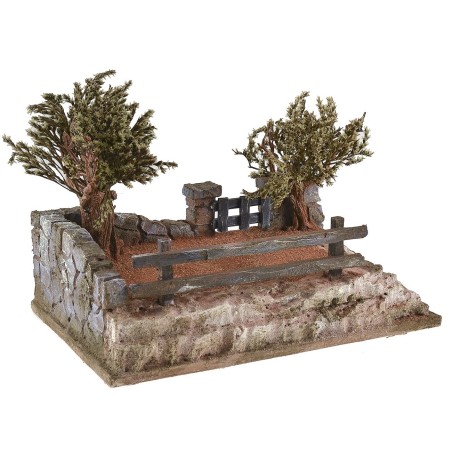 Orto degli ulivi cm 30x20x21 h altezza, orto, polistirene