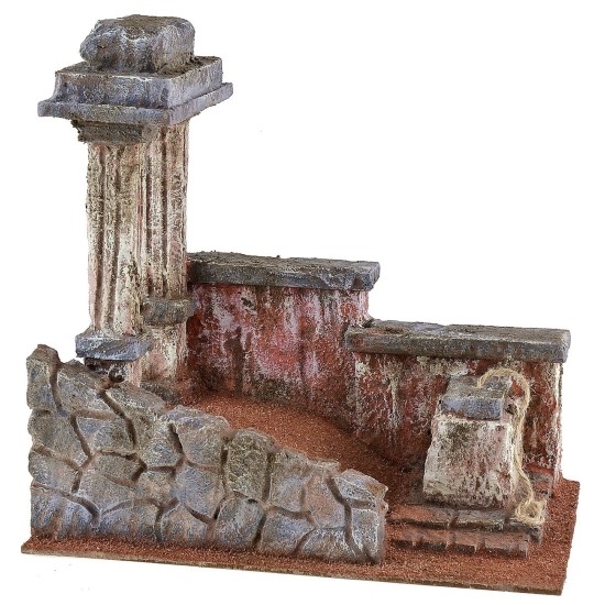 Ambientazione donne di Gerusalemme cm 25x15x24,5 h altezza