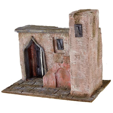 Ambientazione rinnegazione di Pietro cm 25x15x20,5 h altezza