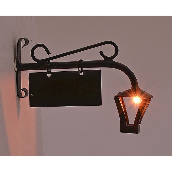 Lanterna 12 v con insegna