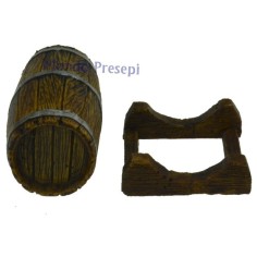 Botte ovale cm 5 con Scalmo Mondo Presepi 2