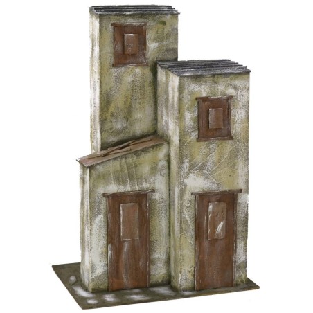 Casa de tres columnas de 59x43x92 cm de altura para estatuas de 30 cm Mundo Pesebres