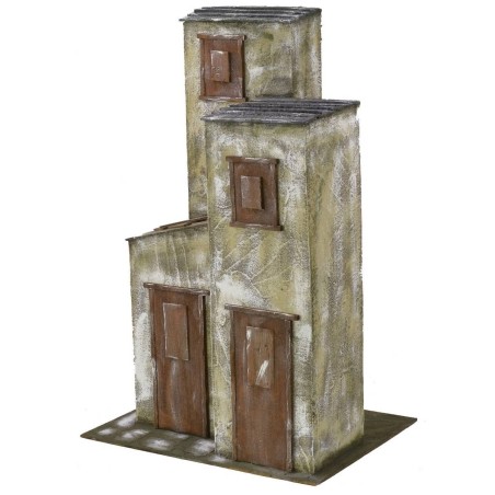 Casa de tres columnas de 59x43x92 cm de altura para estatuas de 30 cm Mundo Pesebres