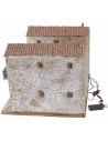 Casolare stuccato con forno funzionante illuminato completo di