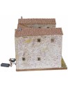 Casolare stuccato con forno funzionante illuminato completo di