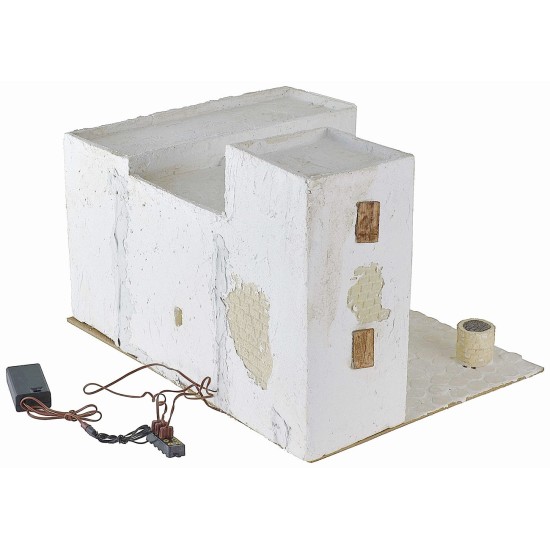 Borgo arabo illuminato cm 40,5x31x26,5 h