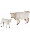 Mucca e vitello Landi Moranduzzo per statue 8 cm