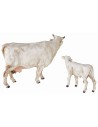 Mucca e vitello Landi Moranduzzo per statue 8-10 cm Mondo