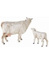 Vaca y ternero Landi Moranduzzo para estatuas de 8 cm
