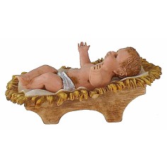Gesù Bambino con culla serie 12 cm Landi Moranduzzo 2