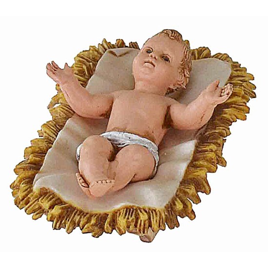 Niño Jesús con cuna serie 12 cm Landi Moranduzzo serie