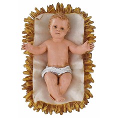 Gesù Bambino con culla serie 12 cm Landi Moranduzzo