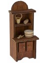 Credenza in legno con minuterie cm 5,6x4,6x12,5 h