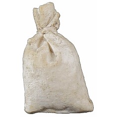 Sacco di farina in resina cm 5,6 h minuterie presepe resina