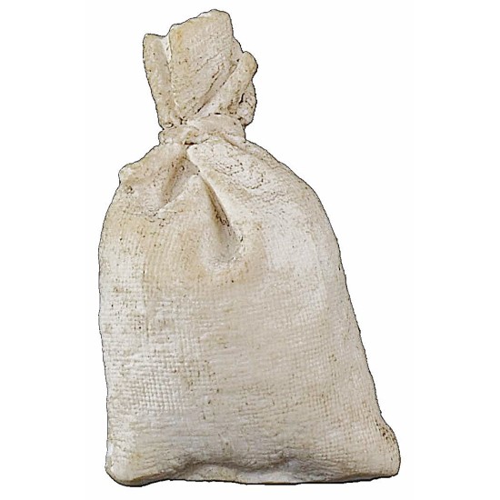 Resin flour sack 5.6 cm h nativity scene accessories