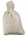 Resin flour sack 5.6 cm h nativity scene accessories