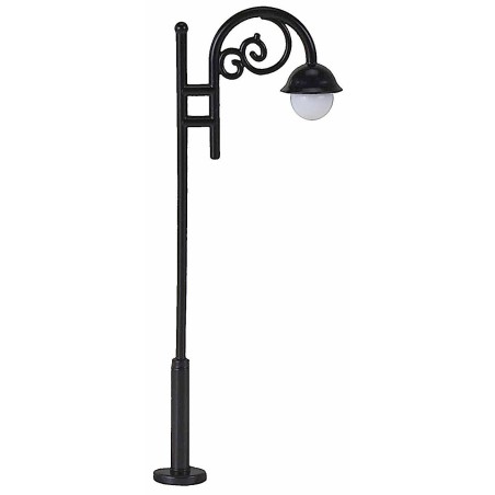 Lampione curvo da strada h 9 cm altezza, lampione, strada