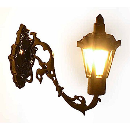 Lanterna inglese 1,8 cm con led 12V luce calda lanterna