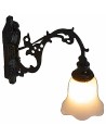 Lámpara de pared de metal 1,3 cm con led 12V luz cálida