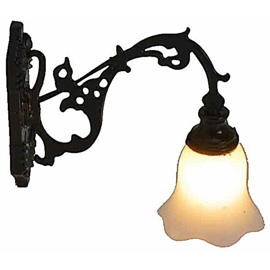 Metal wall lantern 1.3 cm with 12V LED warm light
