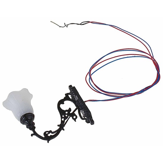 Lanterna a muro in metallo 1,3 cm con led 12V luce calda