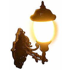 Lanterna da muro 1,7 cm con led 12V luce calda lanterna 2