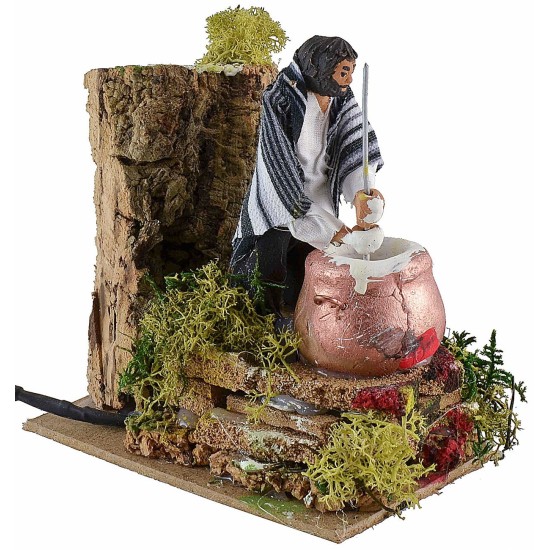 Quesero en movimiento Mundo Pesebres