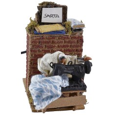 Sarta con macchina in movimento cm 10 Mondo Presepi