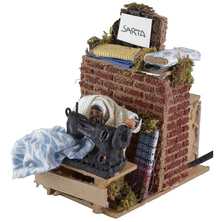 Sarta con máquina en movimiento cm 10 Mundo Pesebres