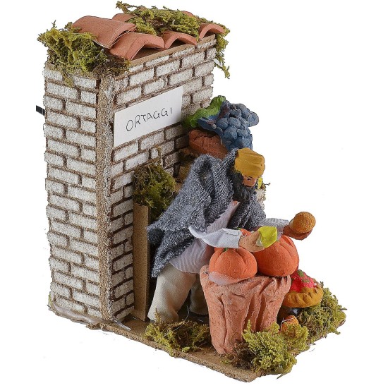 Venditore di frutta in movimeto Mondo Presepi