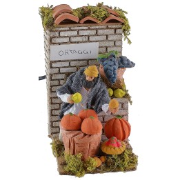 Vendedor de frutas en movimiento