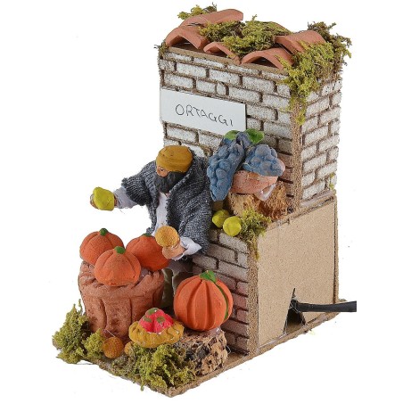 Venditore di frutta in movimeto Mondo Presepi