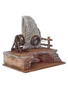 Rueda de cordelero manual cm 24X18X20 h para estatuas de 12 cm