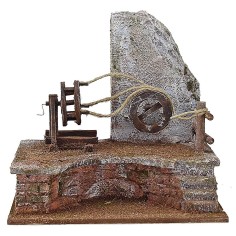 Rueda de cordelero a mano cm 24X18X20 h para estatuas de 12 cm cordelero 2