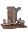 Apiario con colmenas para pesebre cm 24x17,5x19,5 h para