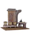 Apiario con colmenas para pesebre cm 24x17,5x19,5 h para