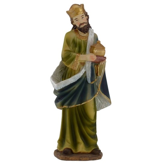 Natividad en juego de 11 figuras de 15 cm en resina