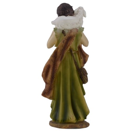 Natività in set da 11 soggetti cm 15 in resina base, altezza