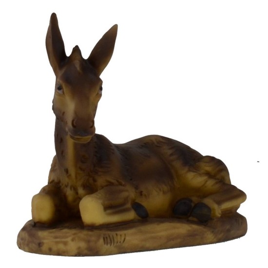 Natività in set da 11 soggetti cm 15 in resina base, altezza