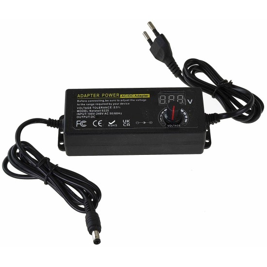 Fuente de alimentación de voltaje variable de 3V a 12V 5A