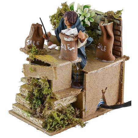 Seller of salt in motion 10 cm