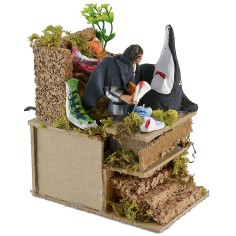 Pescivendolo in movimento cm 10 Mondo Presepi 2