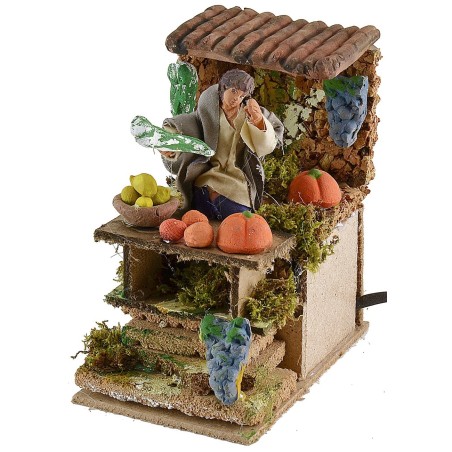 Frutero en movimiento cm 10 Mundo Pesebre