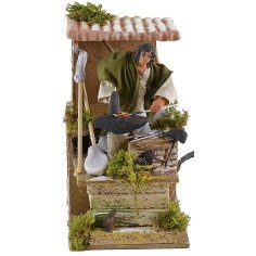 Fabbro con incudine 10 cm in movimento Mondo Presepi