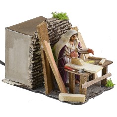 Carpintero palestino 8 cm en movimiento cm 10x15x10,5 h Mundo