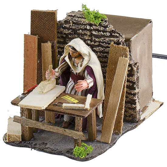 Carpenter 8 cm in movement cm 10x15x10,5 h